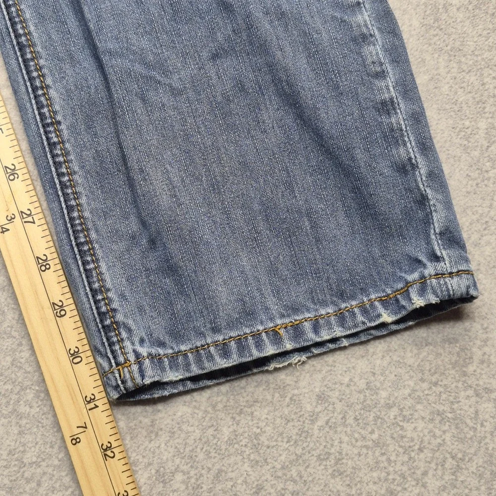 Vintage Billabong Jeans Mens 34 Blue Faded Baggy Wide Leg Denim Skater Pants Y2K